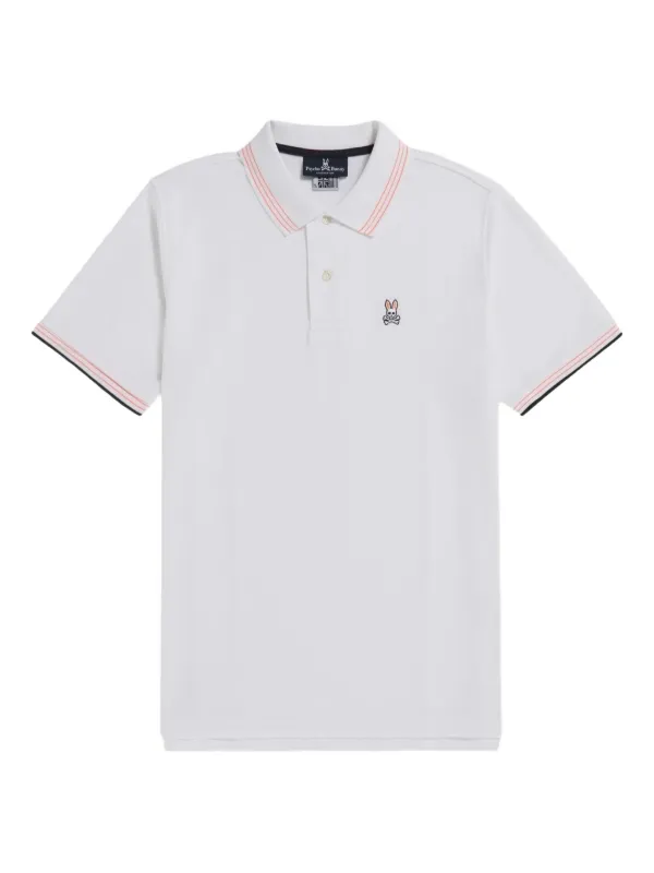 Psycho Bunny Anthony Polo Shirt White FARFETCH IN
