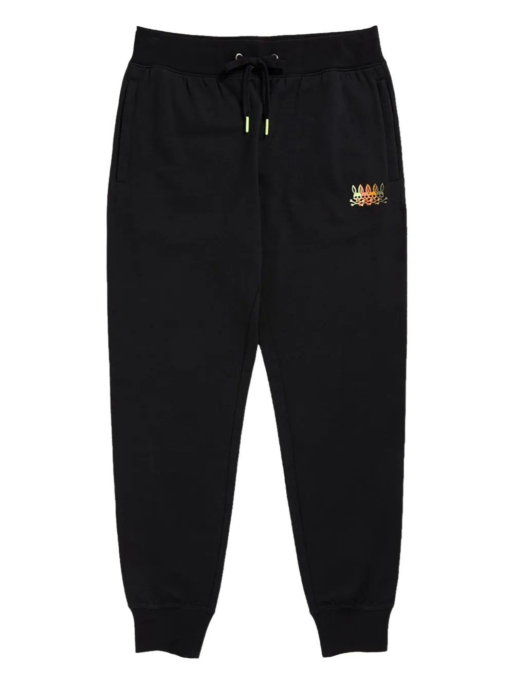 Psycho Bunny Trainingsbroek met geborduurd logo Zwart