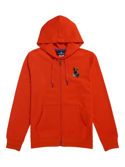 Psycho Bunny Leo embroidered zip-up hoodie