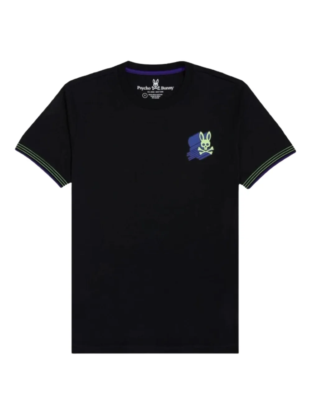 Psycho Bunny Asher 3D T-shirt | Black | Image 1