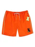 Psycho Bunny Leo Hydrochromic swim shorts - Orange