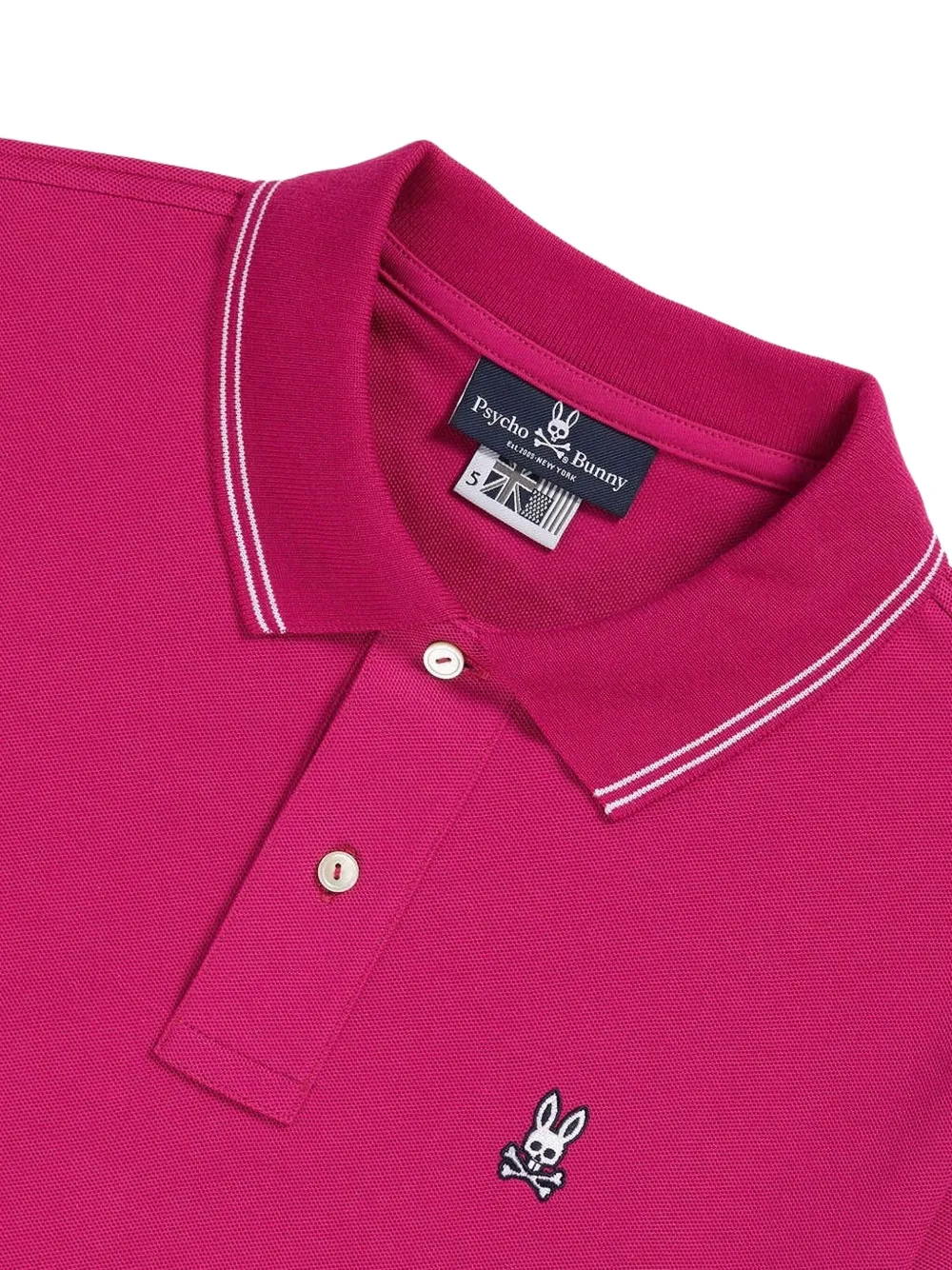 Psycho Bunny playera tipo polo Logan Wild Berry | Image 2