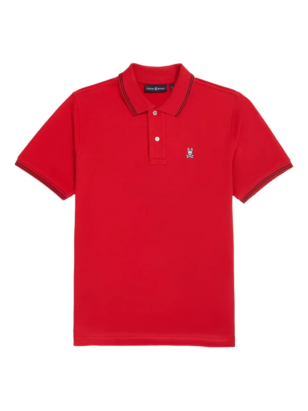 Psycho Bunny Logan "Ruby Red" poloshirt Rood