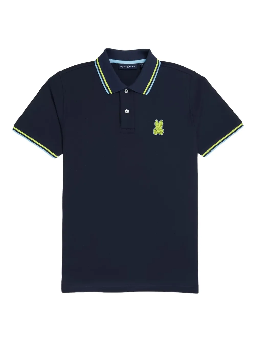 logo-patch polo shirt