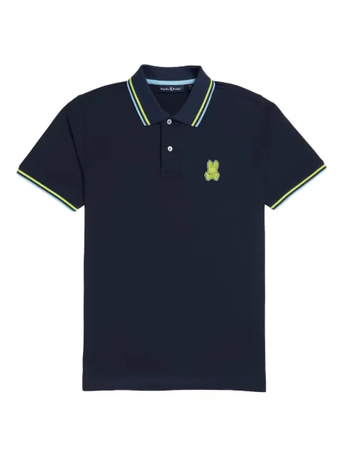 Psycho Bunny logo-patch polo shirt
