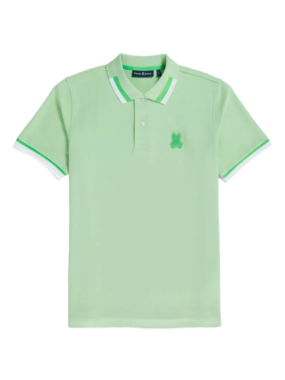 Psycho Bunny Men's Icy Mint Pisani Pique Fashion Polo B6k731x1pc-cmt In Green