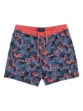 Psycho Bunny Rye-print swim shorts - Blue