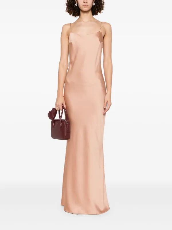 ワンピース THE ANDAMANE SS25 'Ninfa' dress (T170130ATNP229 BLACK) THE ANDAMANE Ninfea Maxi Dress | Neutrals | FARFETCH
