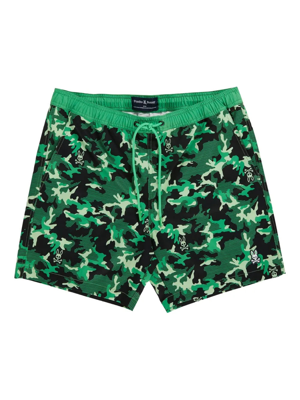 Psycho Bunny shorts de playa con estampado Rye | verde | Image 1