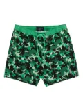 Psycho Bunny Rye-print swim shorts - Green