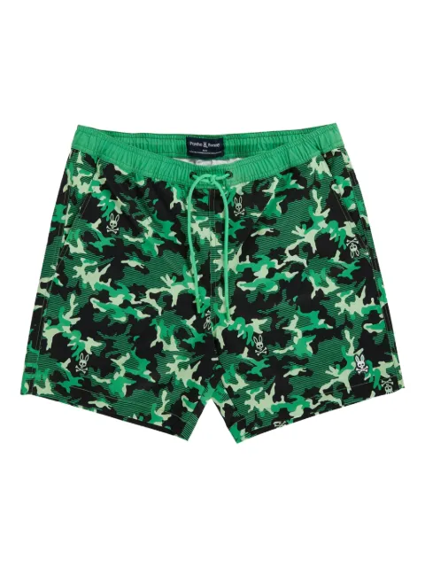 Psycho Bunny shorts de playa con estampado Rye