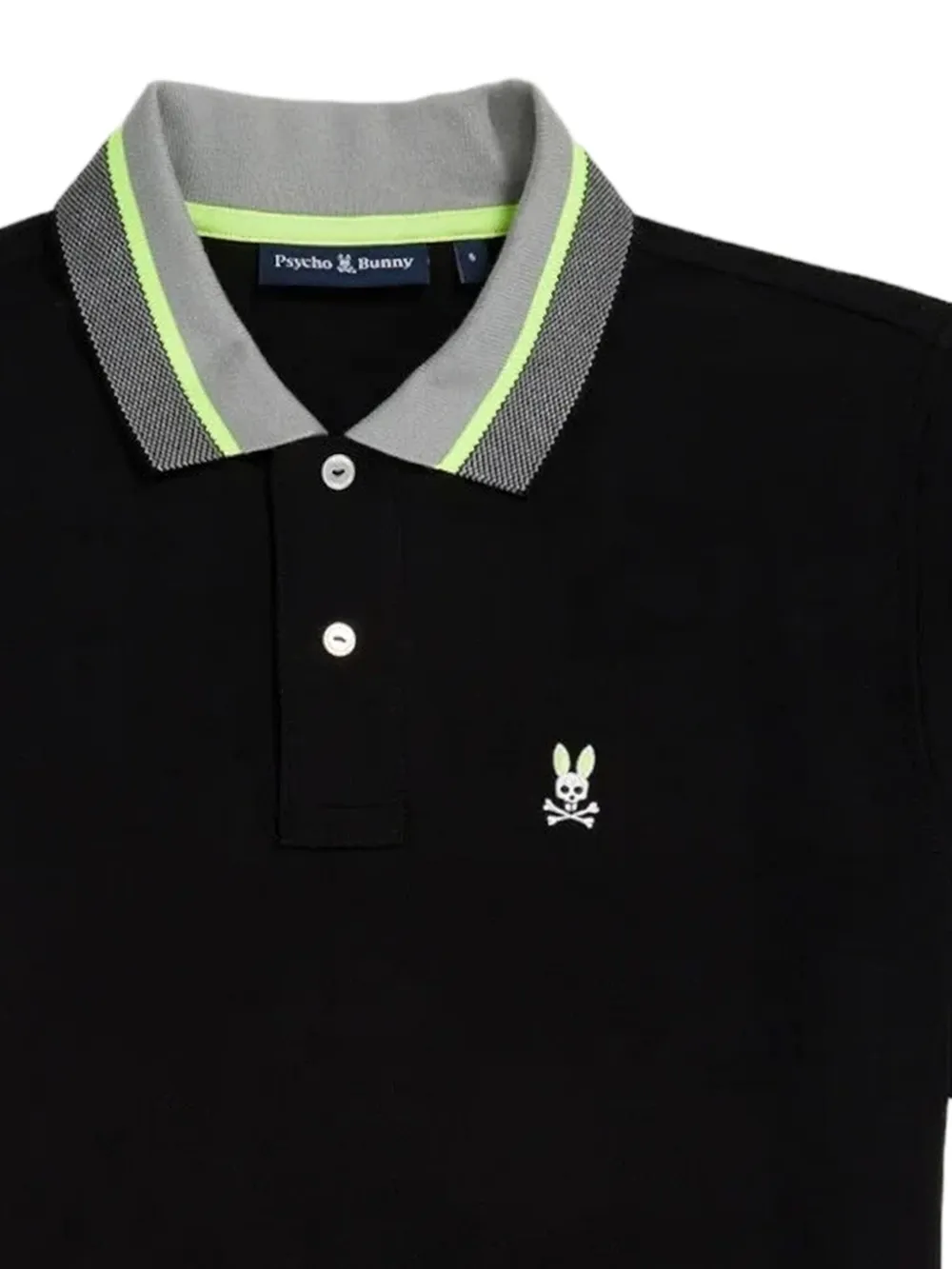 Psycho Bunny Manteno Black poloshirt - Zwart