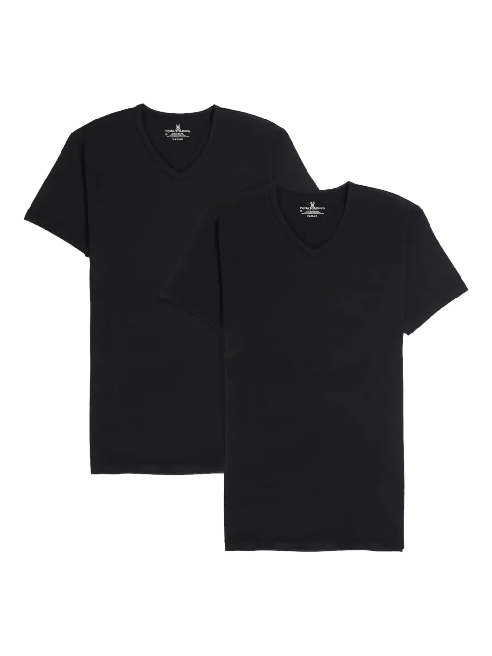 Psycho Bunny V-neck T-shirts (pack of two) | Black | Image 1
