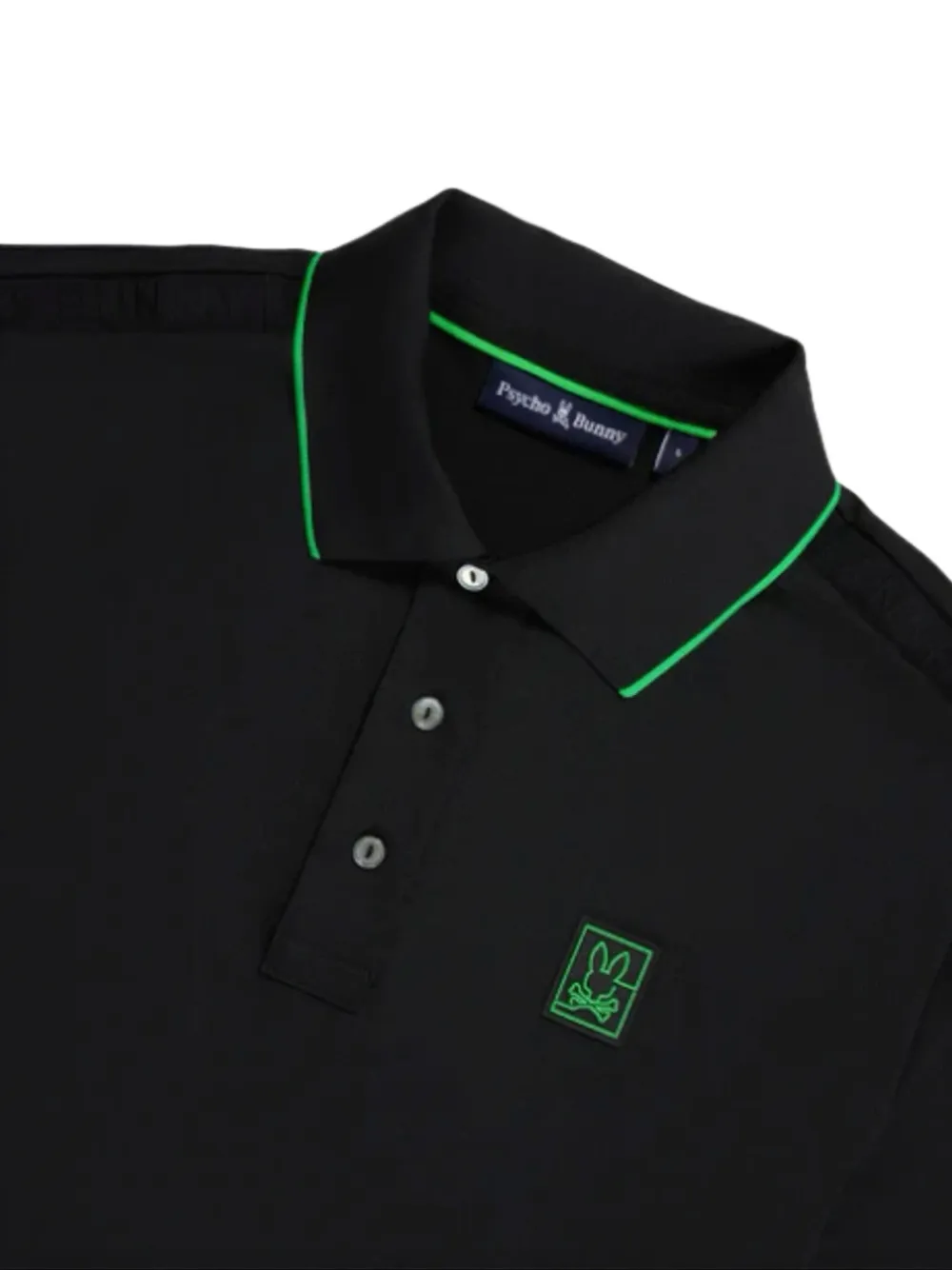 Psycho Bunny Gilson poloshirt - Zwart