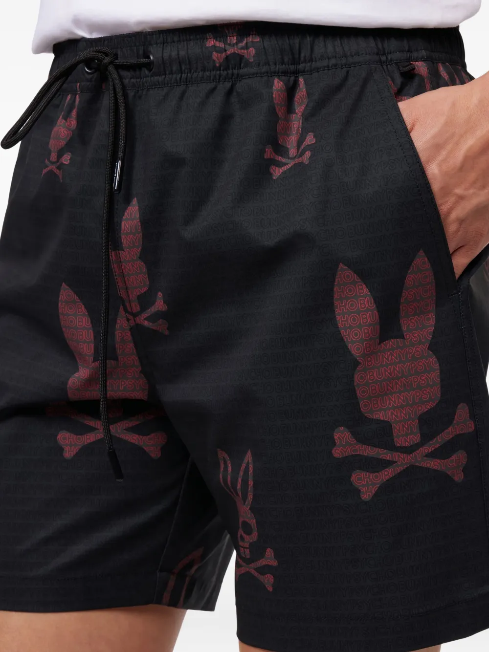 Psycho Bunny Harvey zwembroek Zwart