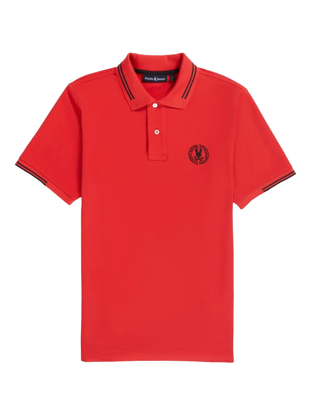 logo-embroidered polo shirt