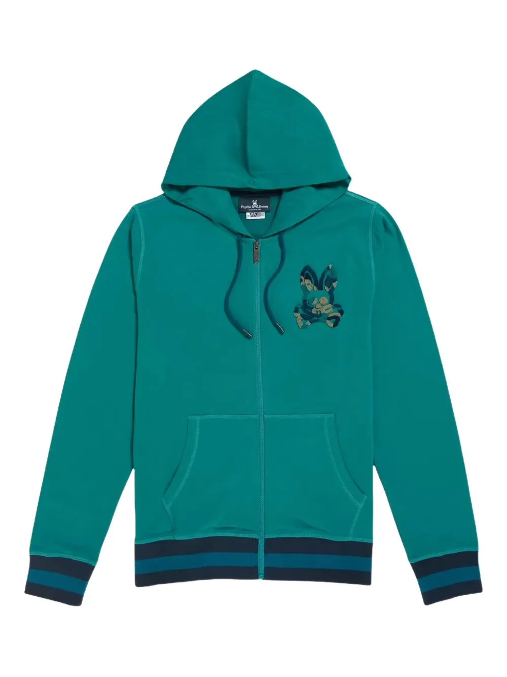 Psycho Bunny Howgate hoodie | Green | Image 1