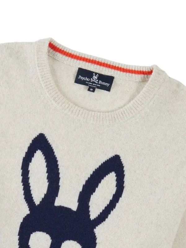 Psycho Bunny Vandam Sweater | White | FARFETCH