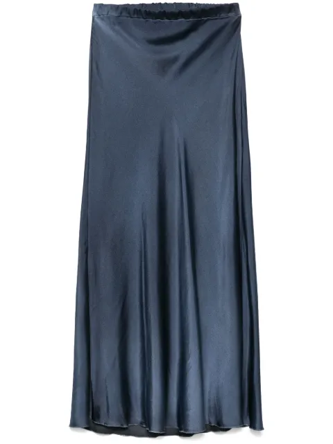 Avant Toi falda midi con efecto satinado