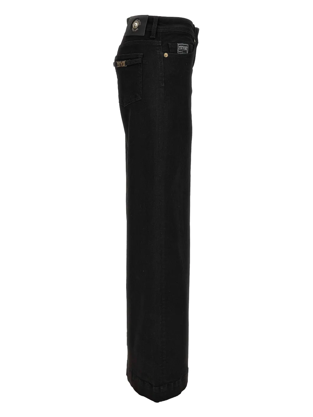 Versace Jeans Couture Jeans met wijde pijpen Zwart