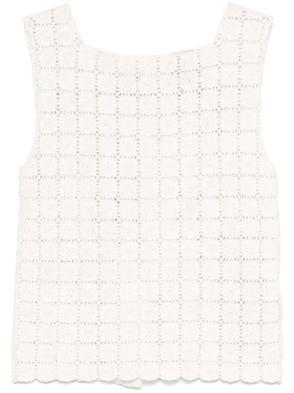 crochet sleeveless top