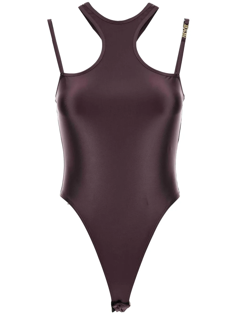 logo-lettering bodysuit