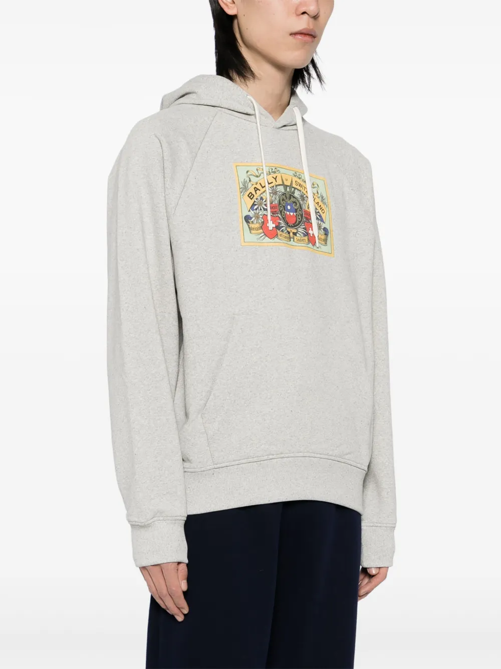 Bally Hoodie met print Grijs