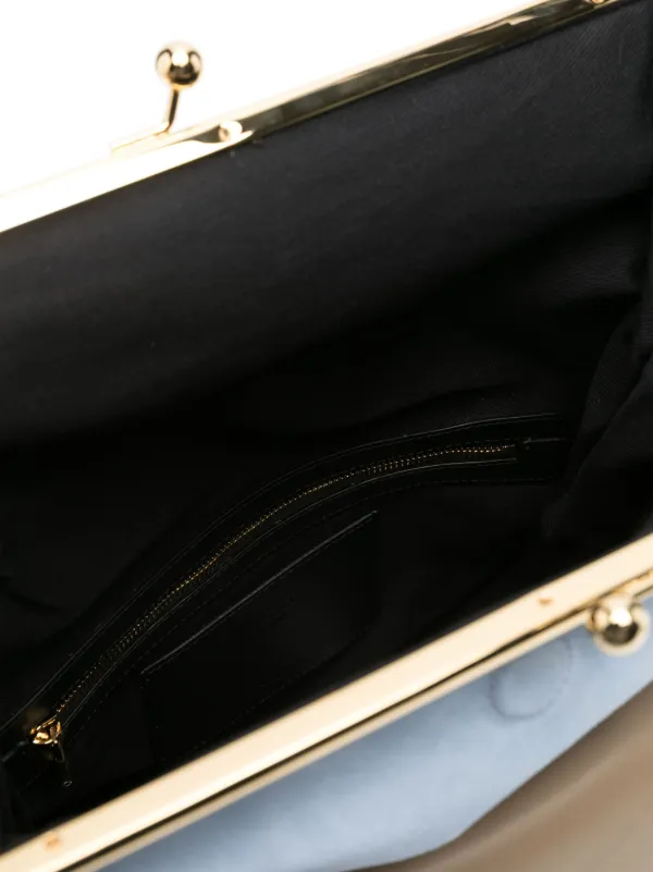 Moschino Layered Clutch Bag | Blue | FARFETCH