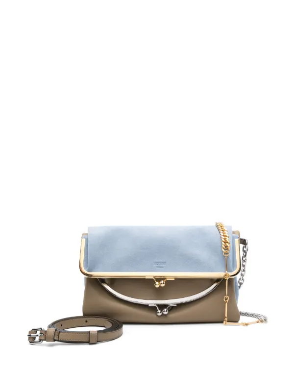 Moschino Layered Clutch Bag | Blue | FARFETCH