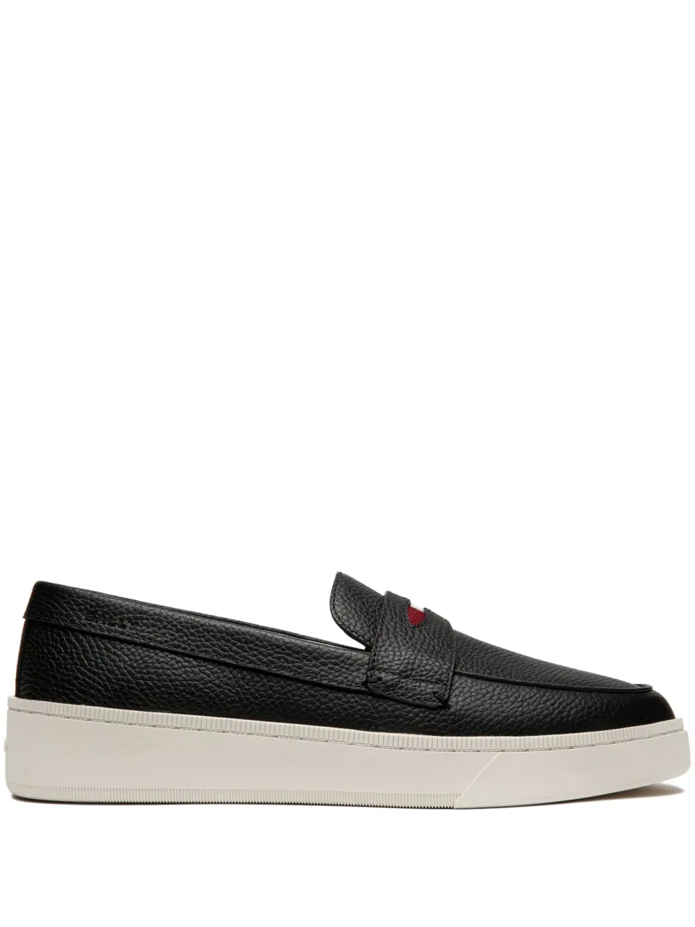 Bally grained leather sneakers | Black | Image 1