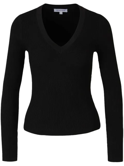 Veronica Beard pull en maille nervurée