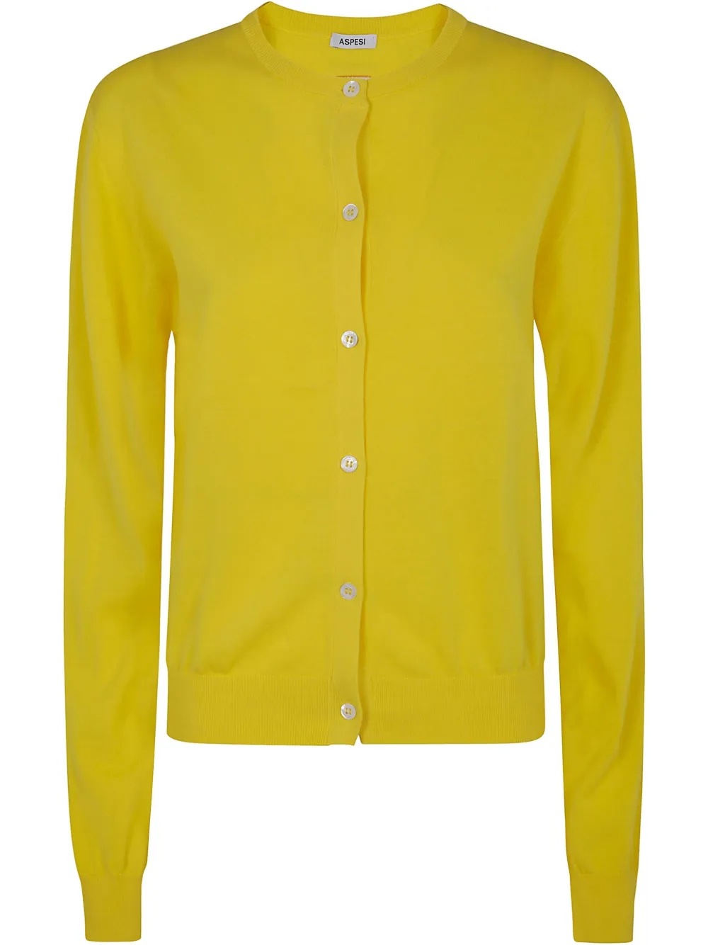 ASPESI cotton cardigan | Yellow | Image 1
