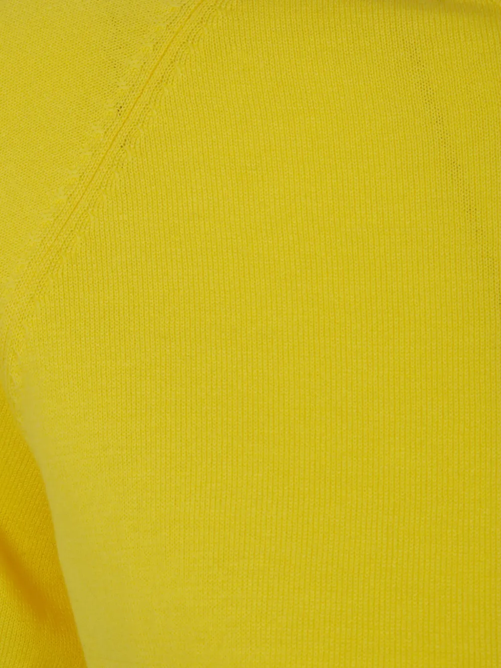 ASPESI Fijngebreid T-shirt Geel