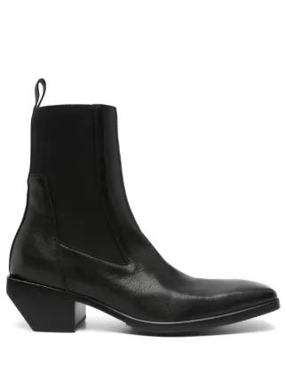 靴 Rick Owens Sliver boots 41 Rick Owens Black Sliver Platform Beatle Boots Rick Owens