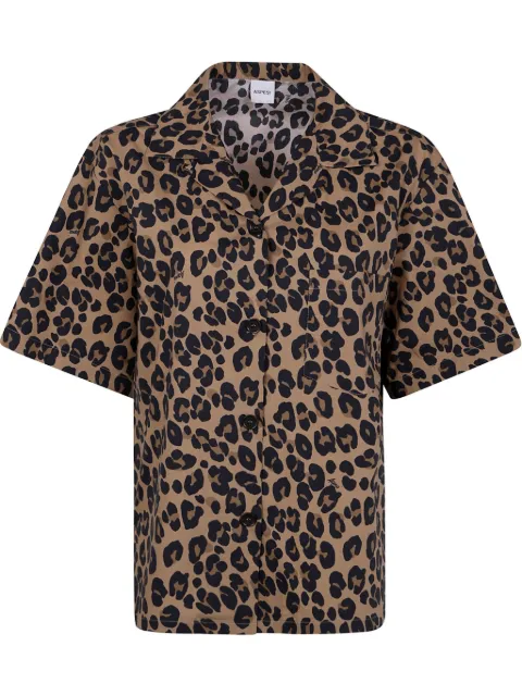 ASPESI camisa con estampado de leopardo