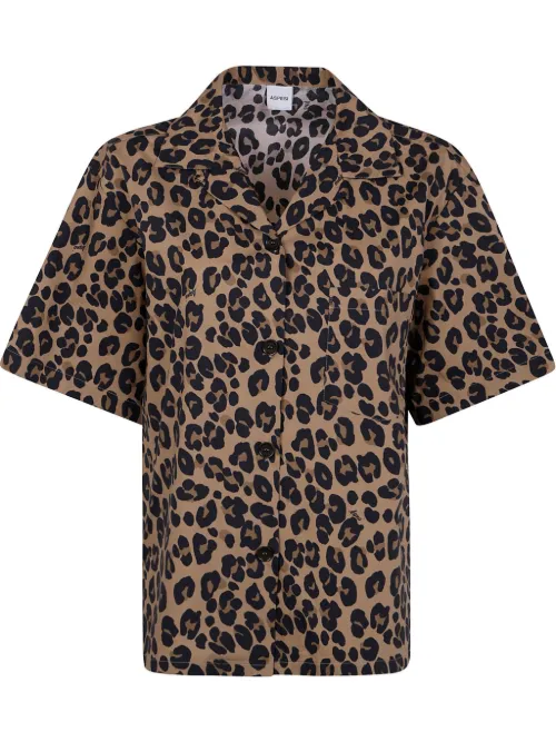 Chemise à imprimé léopard - ASPESI - Modalova