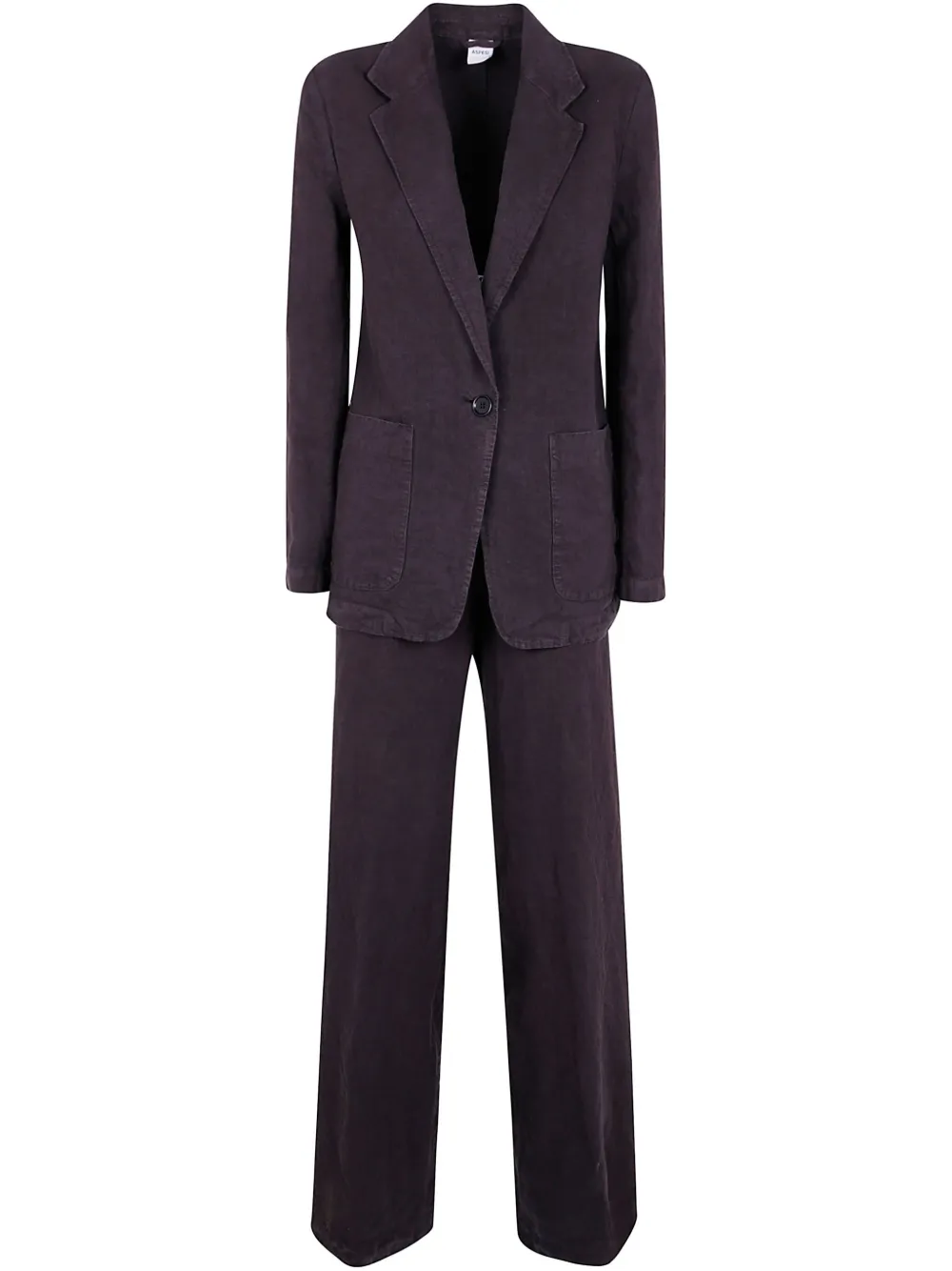 linen trouser suit