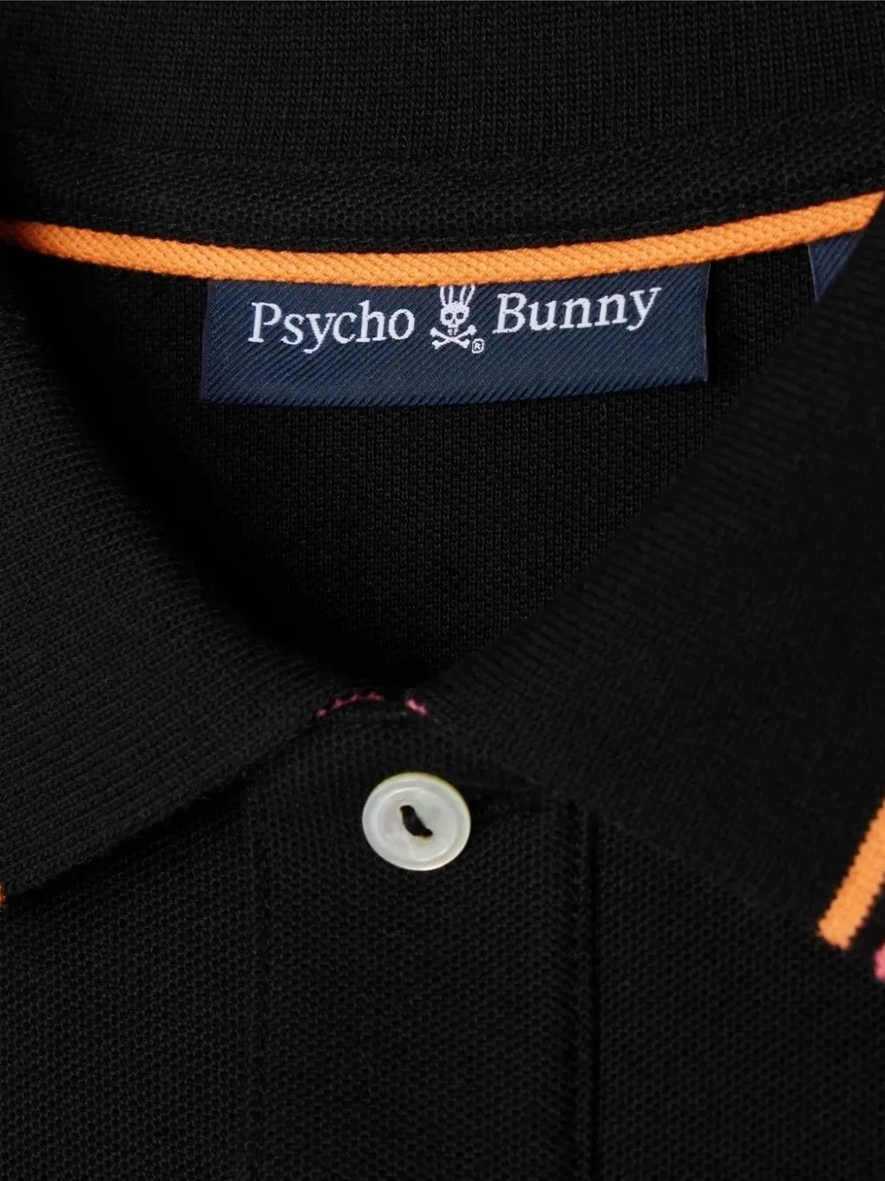 Psycho Bunny Granbury poloshirt - Zwart
