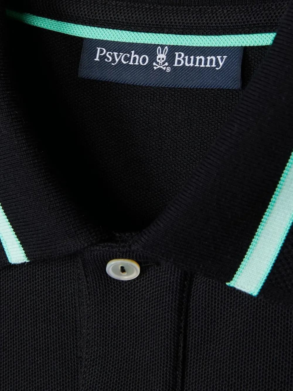 Psycho Bunny Irving Black poloshirt - Zwart