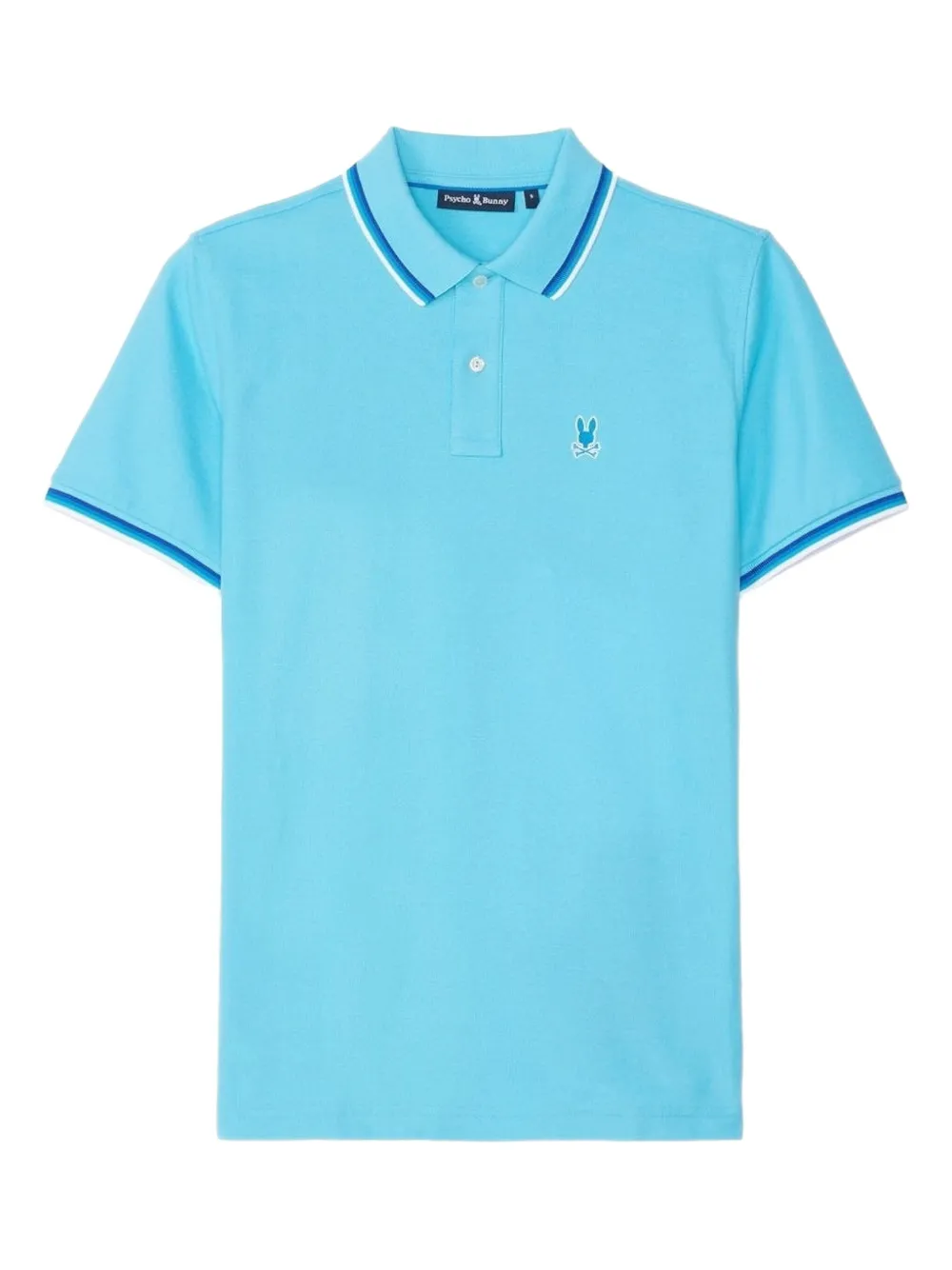 Psycho Bunny Granbury "aquarius Blue" Polo Shirt