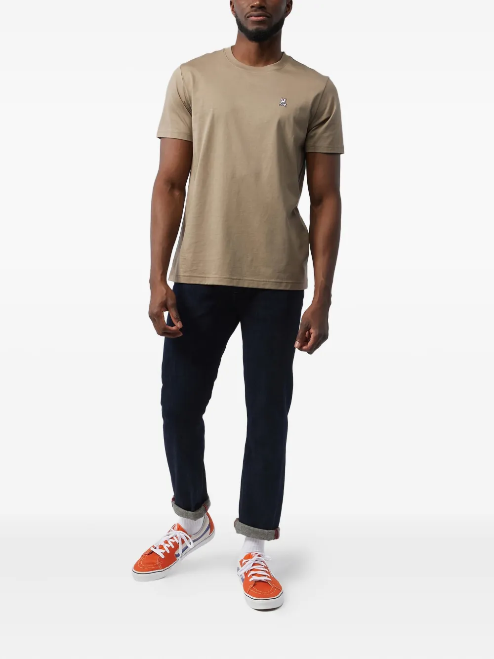 Psycho Bunny crew-neck "Antique Taupe" T-shirt | T-Shirts | Image 2