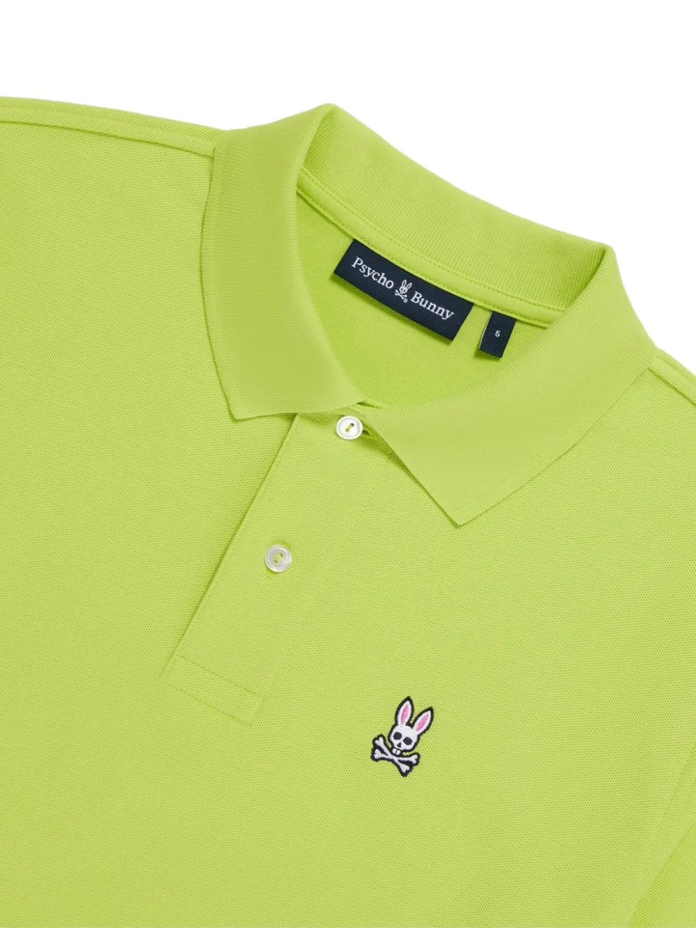 Psycho Bunny Piqué poloshirt - Geel