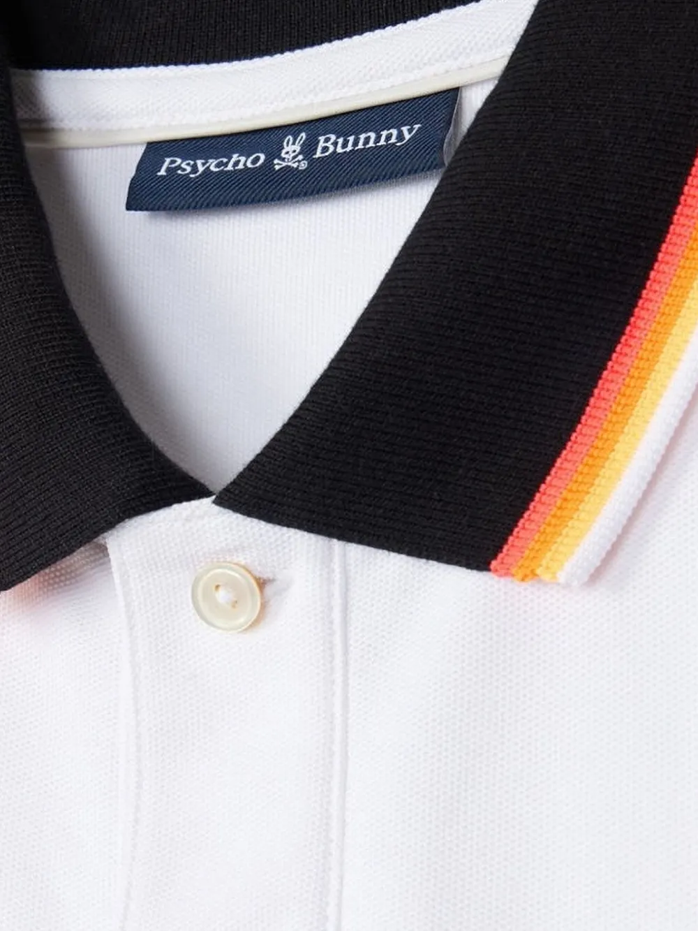 Psycho Bunny Granbury White poloshirt - Wit