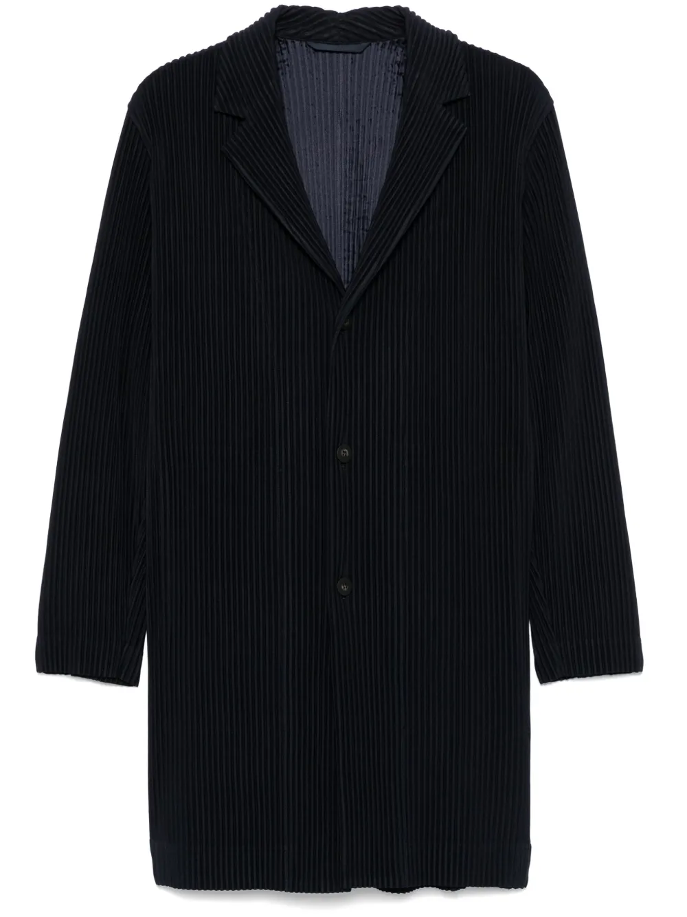 Homme Plissé Issey Miyake pleated coat