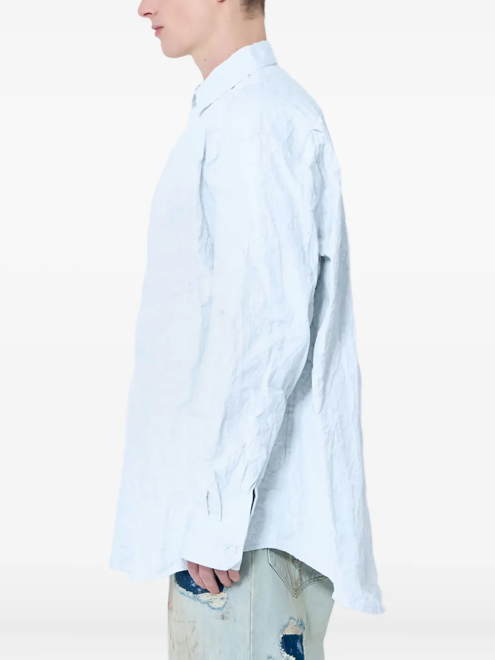 VETEMENTS Katoenen overhemd Wit