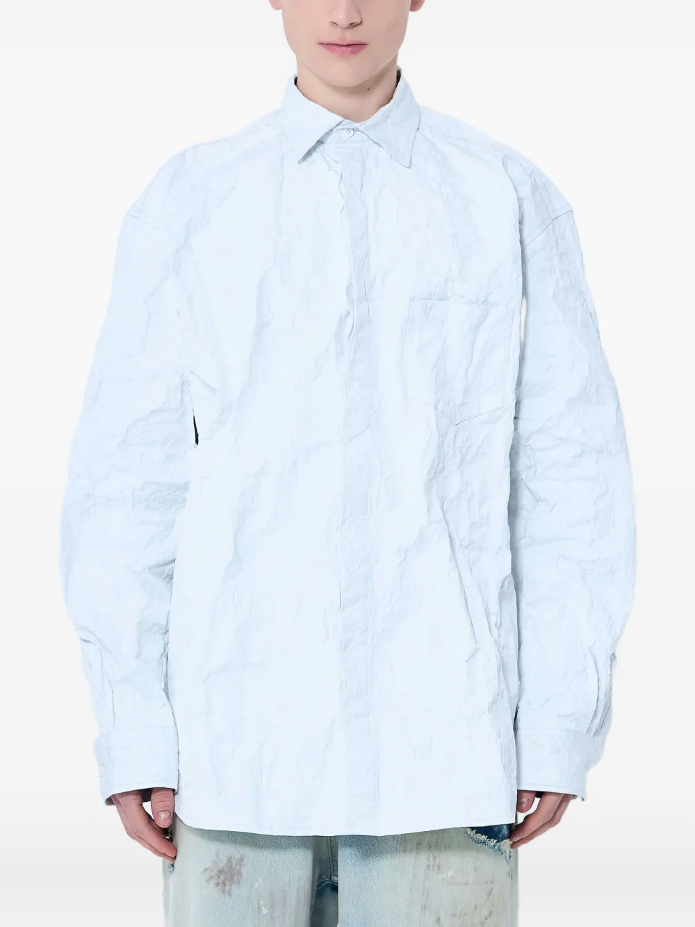 VETEMENTS Katoenen overhemd Wit