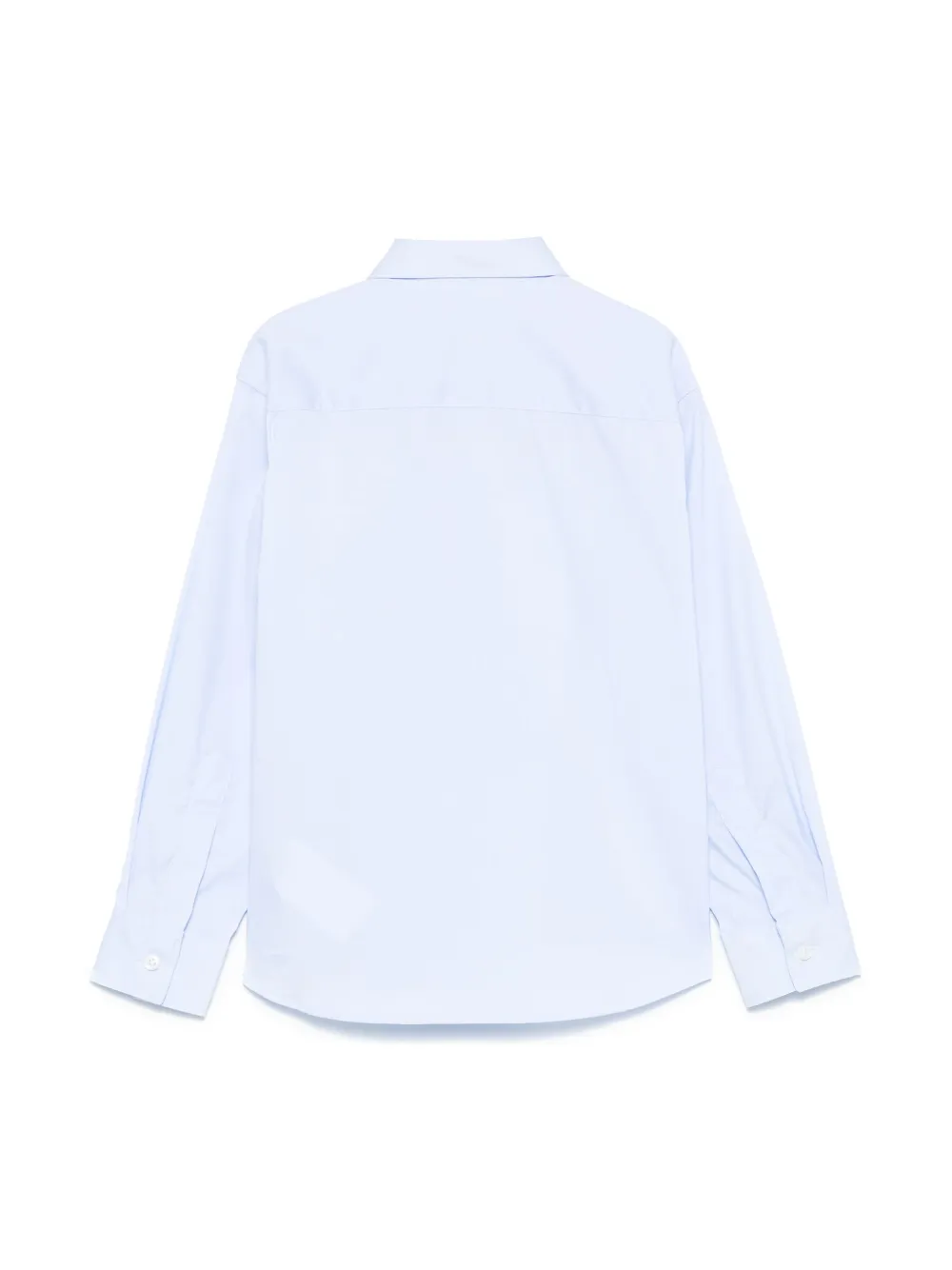 Paolo Pecora Kids poplin shirt - Blauw