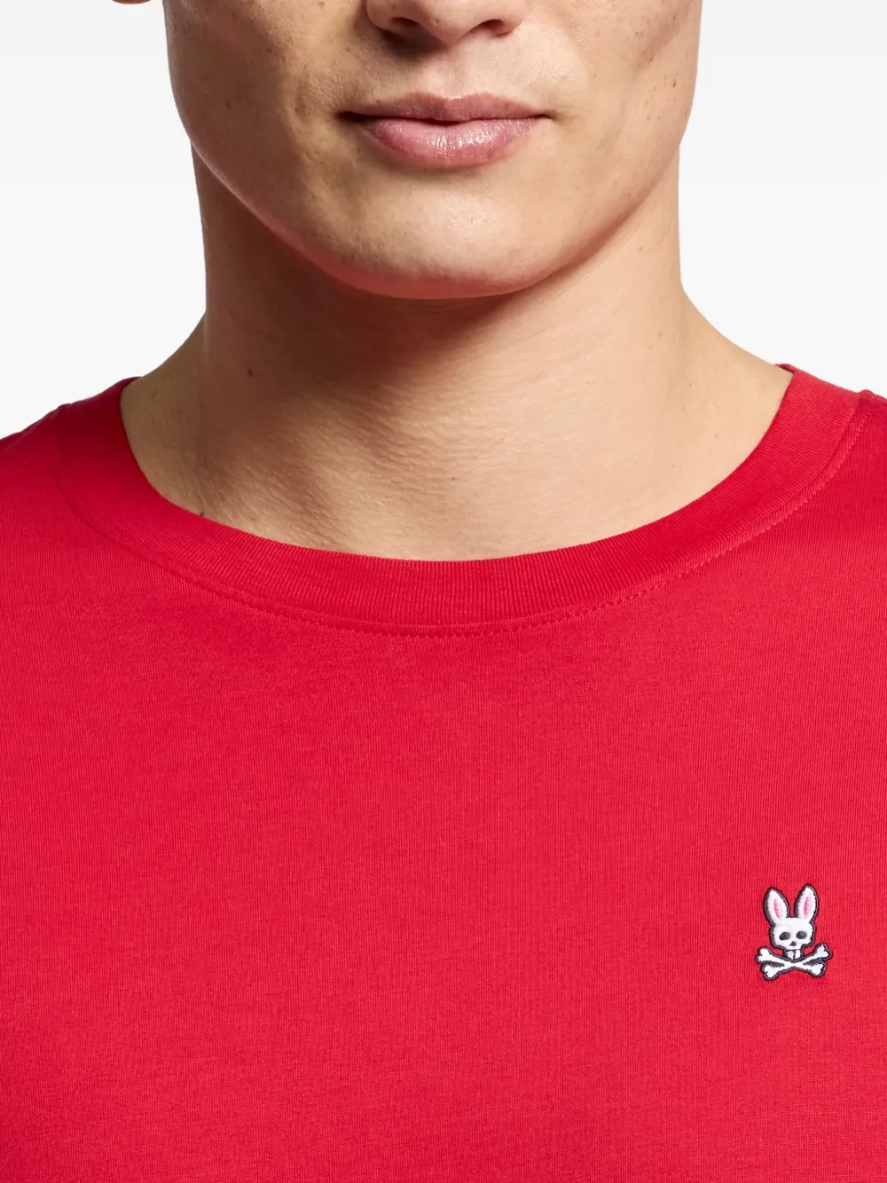Psycho Bunny Katoenen T-shirt Rood