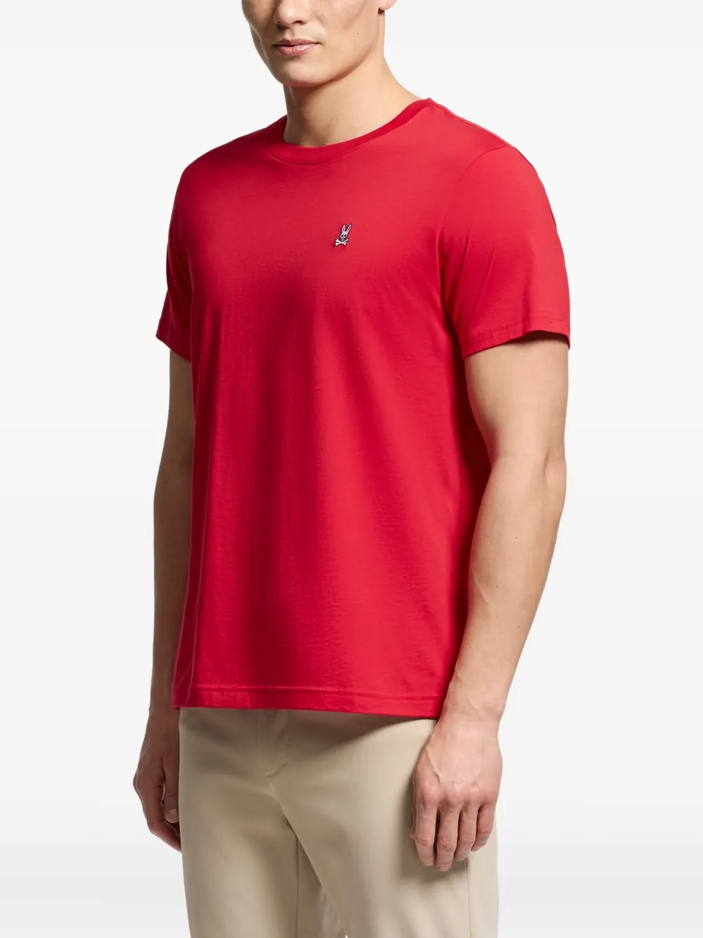 Psycho Bunny Katoenen T-shirt Rood
