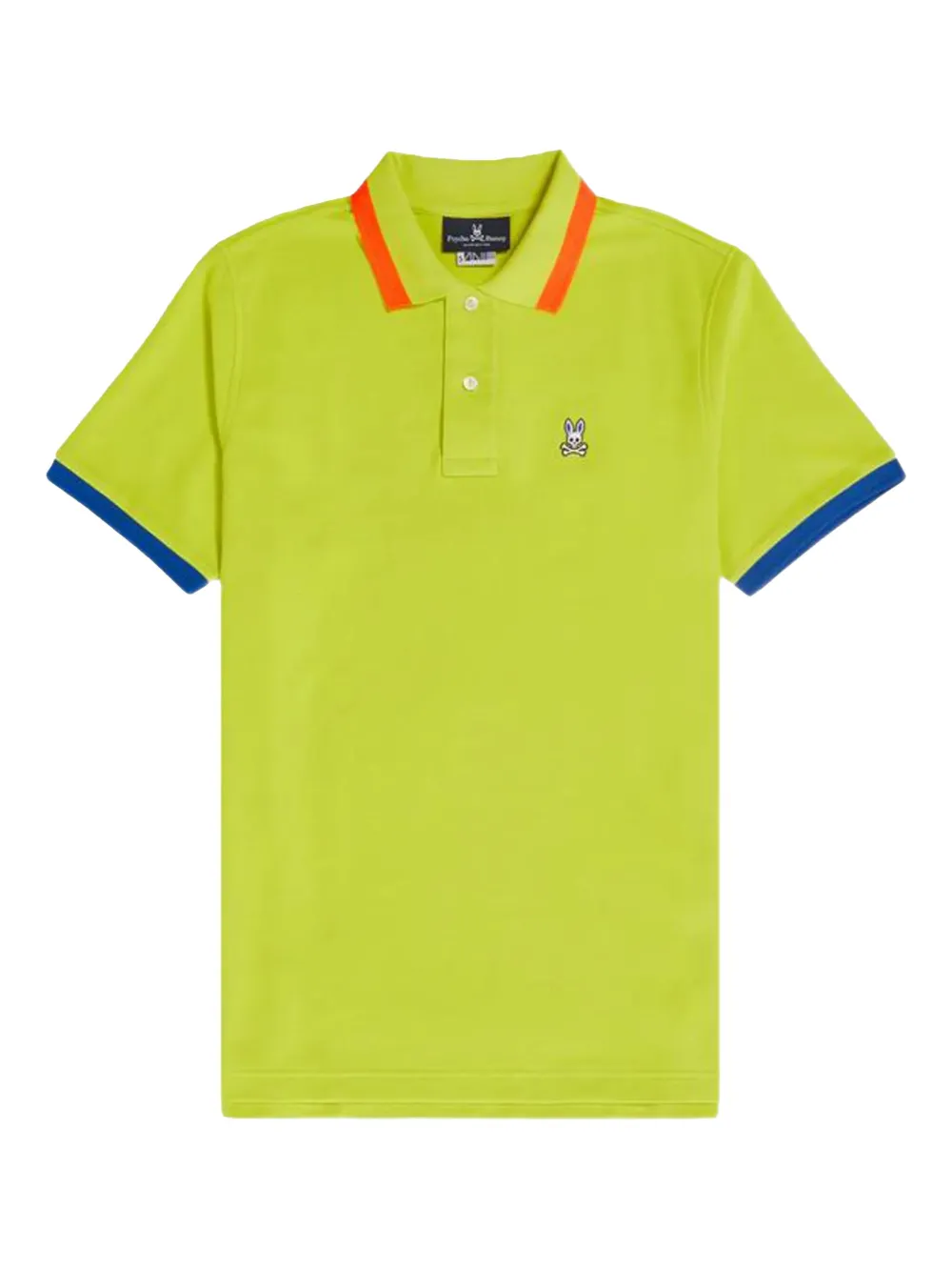 Psycho Bunny Hayfield contrast-collar polo shirt | Green | Image 1